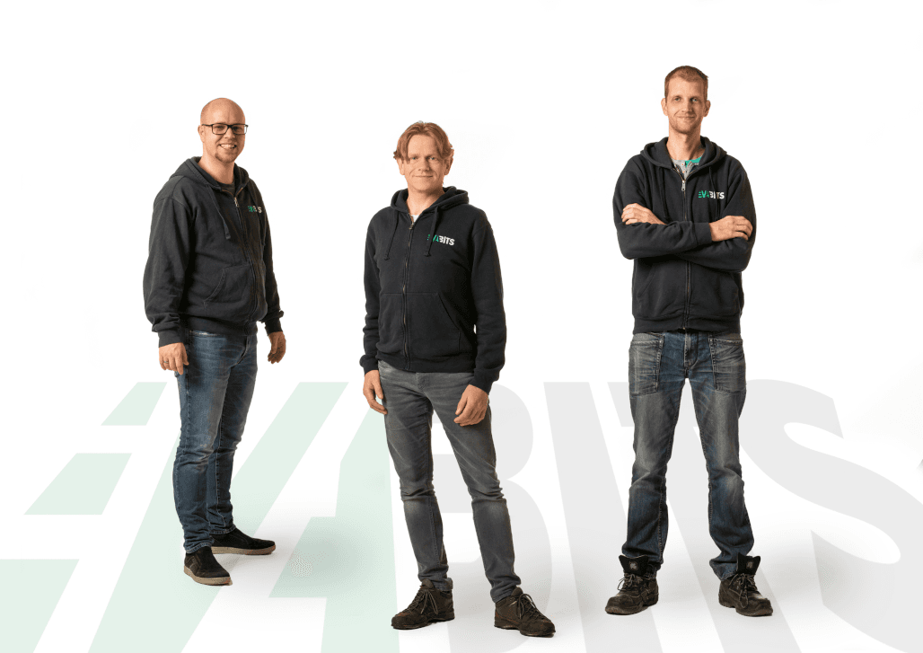 Three EVAbits engineers